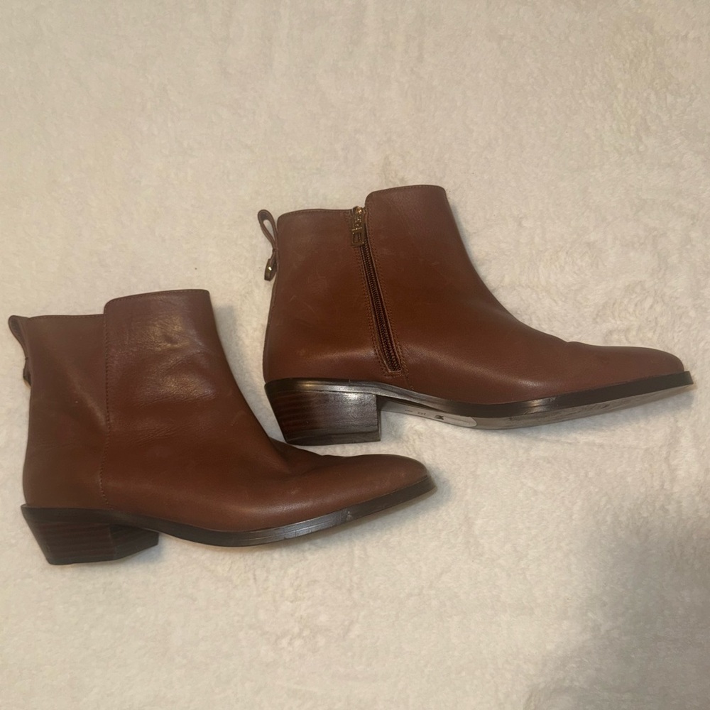 Coach Brown Leather Boots